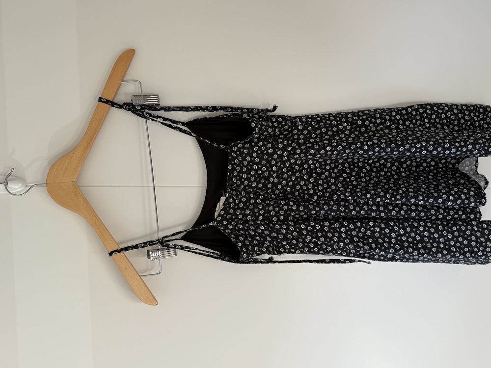 Black Floral LA Hearts Dress